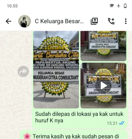 Pengiriman Papan Bunga Duka Rumah Duka Rsud Bekasi