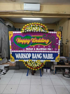 Papan Bunga di Rumah Duka Rsud Bekasi