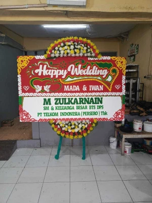 Papan Bunga di Rumah Duka Rsud Bekasi