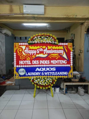Papan Bunga di Rumah Duka Rsud Bekasi