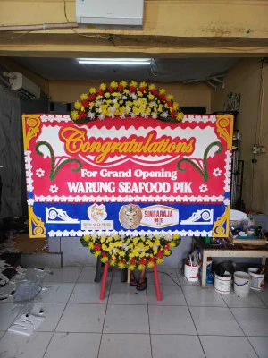 Papan Bunga di Rumah Duka Rsud Bekasi